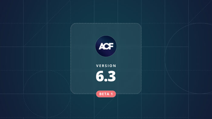 ACF 6.3-beta1 release graphic