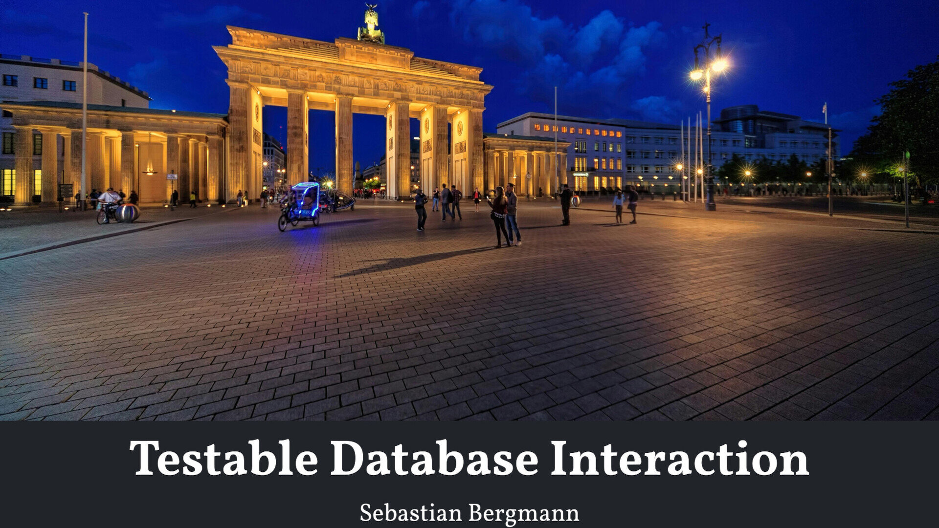 Testable Database Interaction
