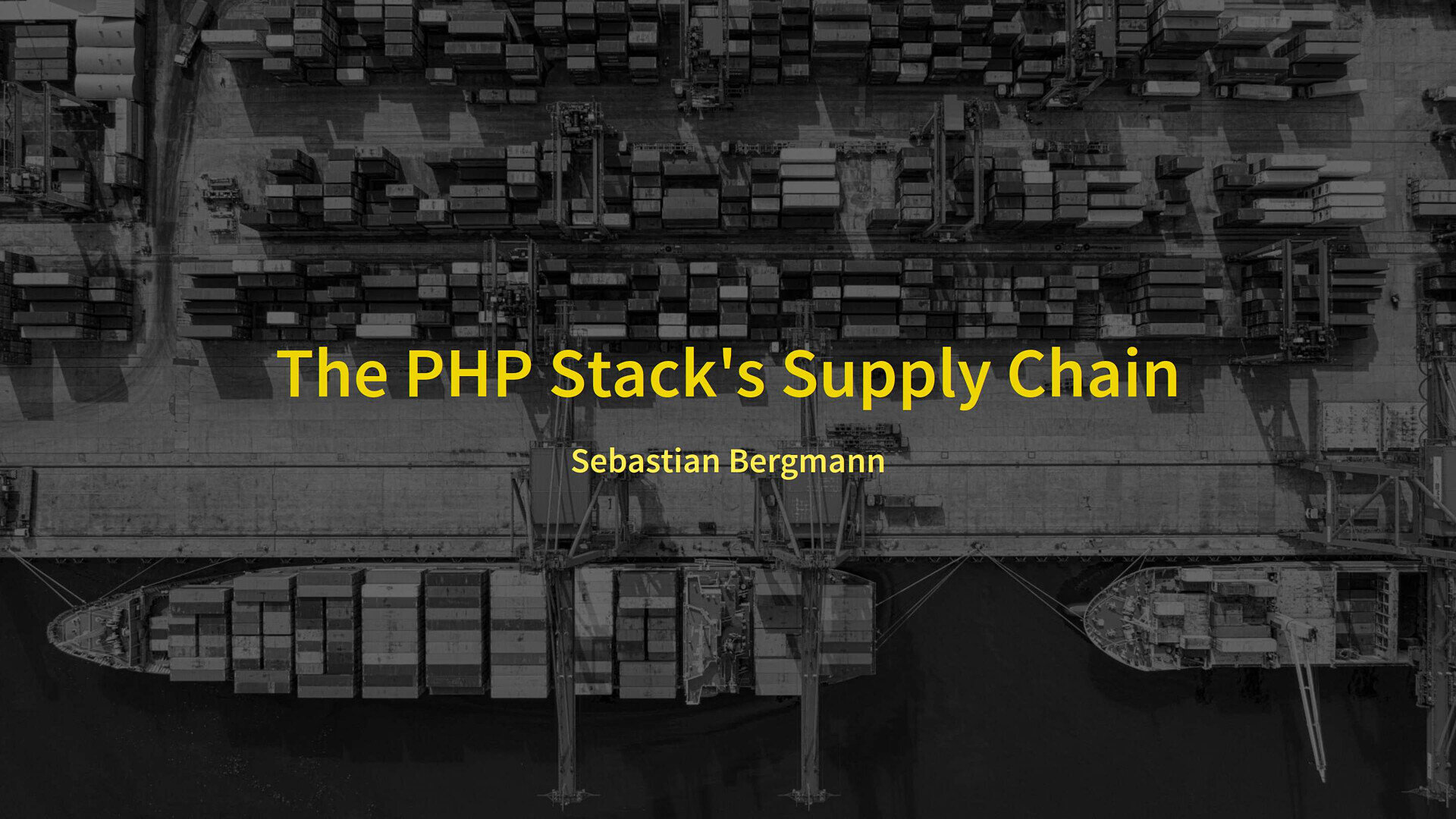 The PHP Stack’s Supply Chain