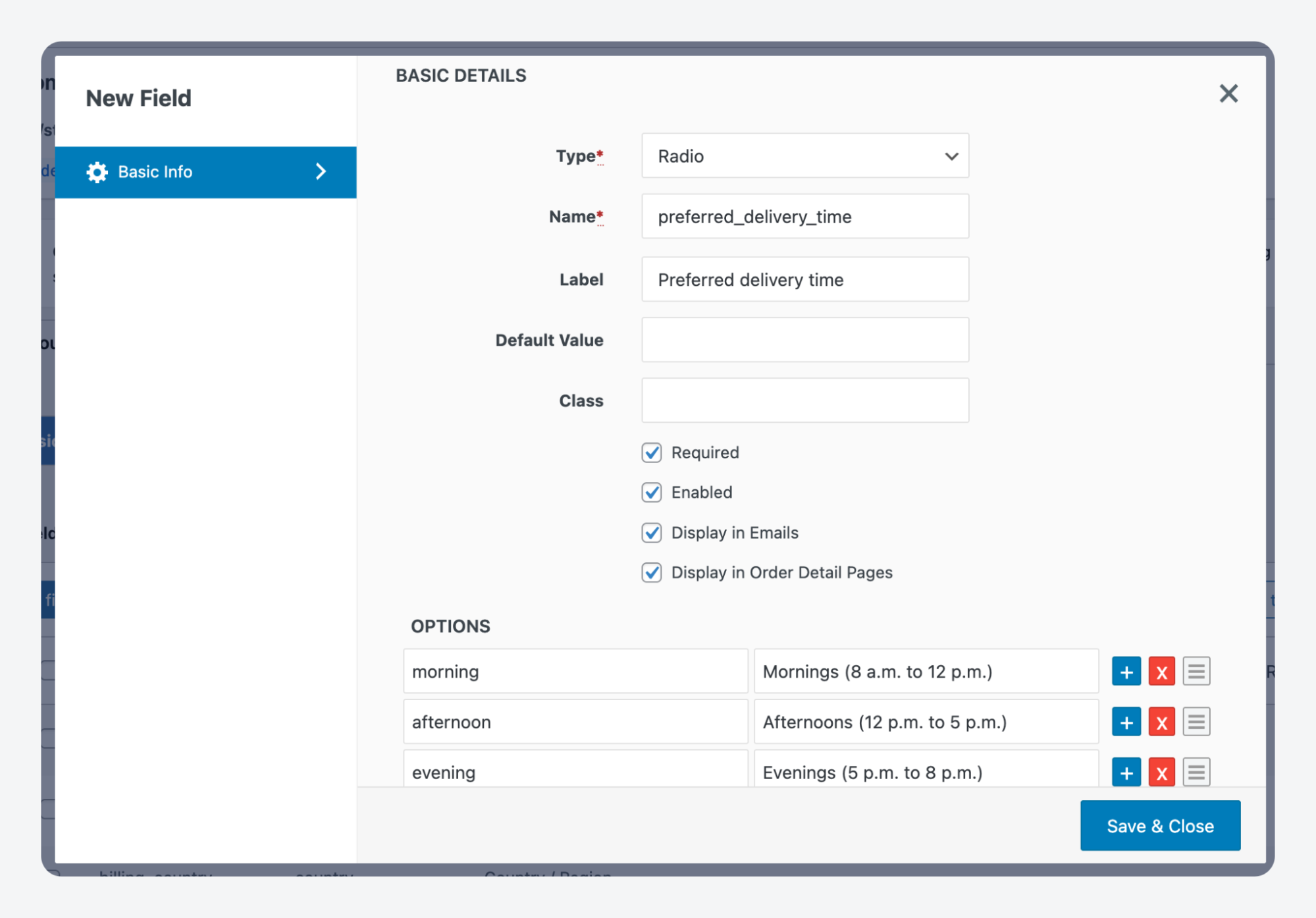 Creating custom checkout fields with Checkout Field Editor