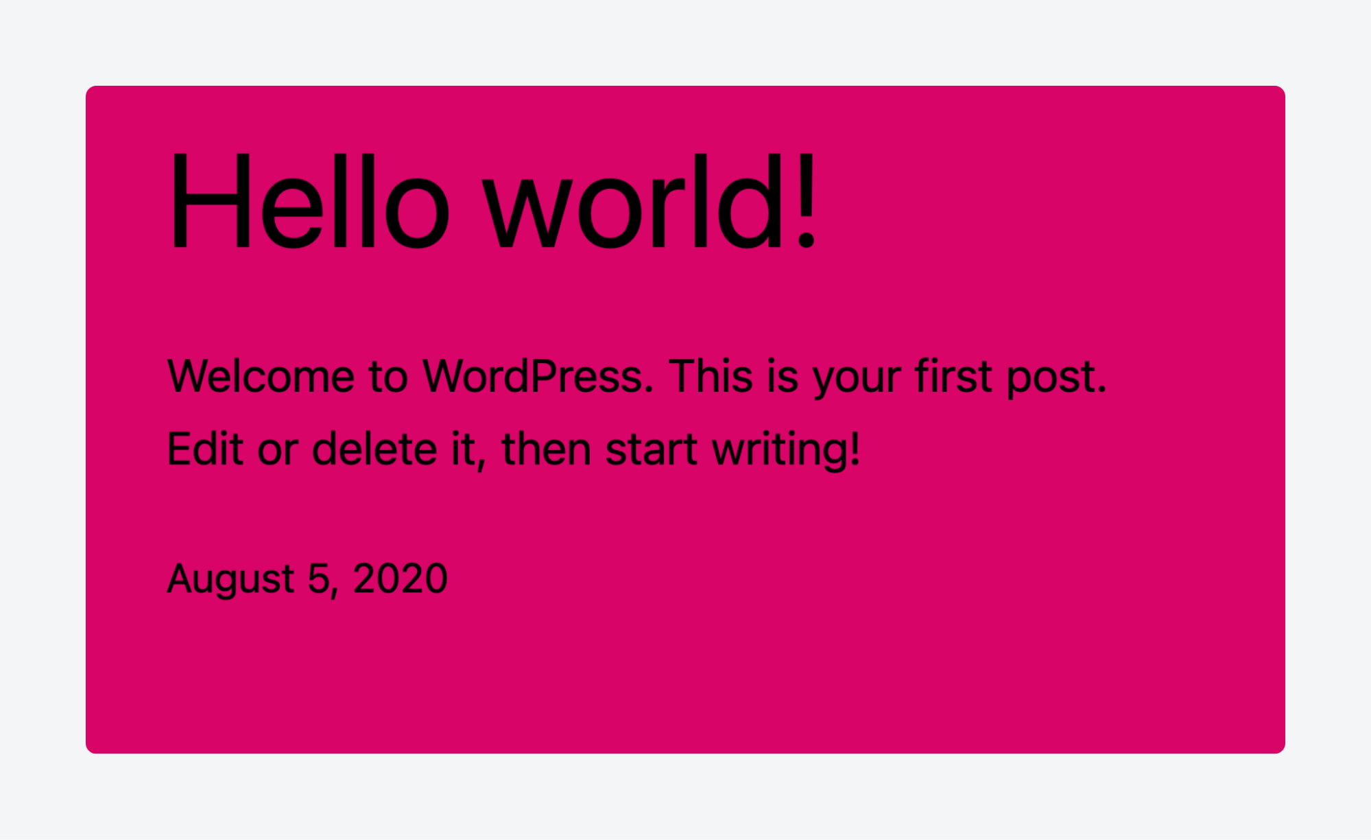 Changing background color with custom plugin menu