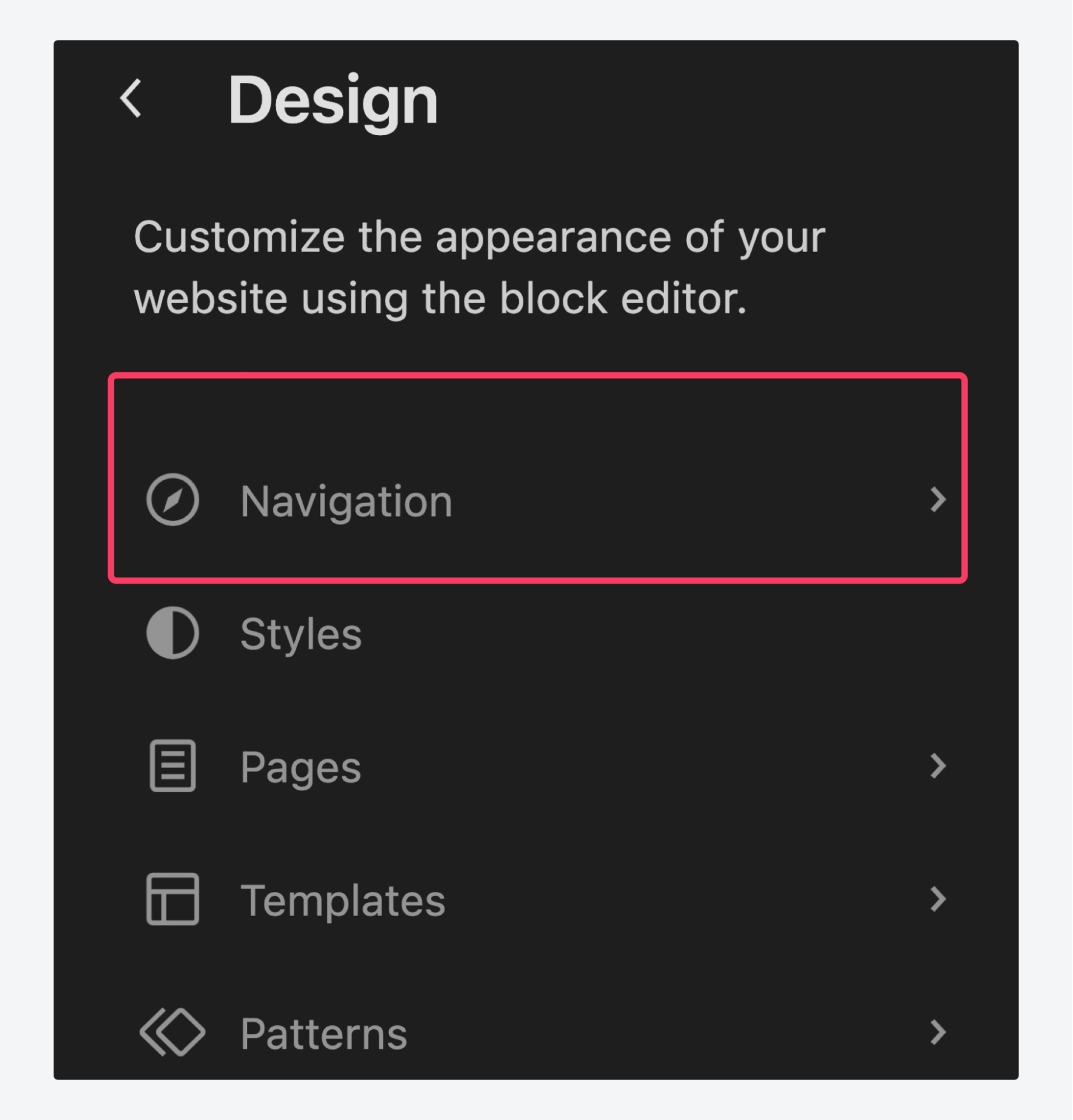How to edit navigation menus in the WordPress Site Editor